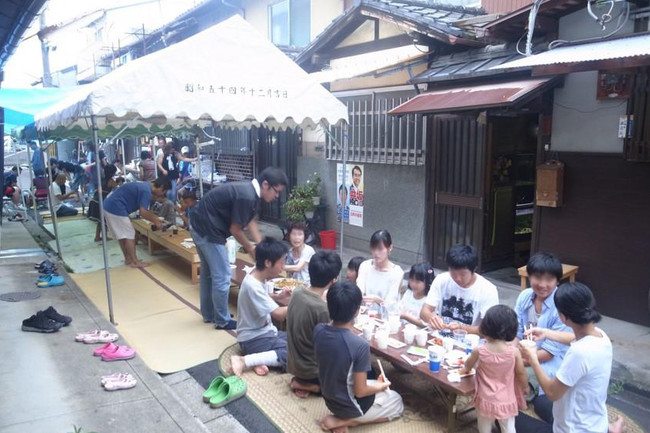 参考画像：毎年8月中下旬ごろに京都の町内ごとに行われる地蔵盆