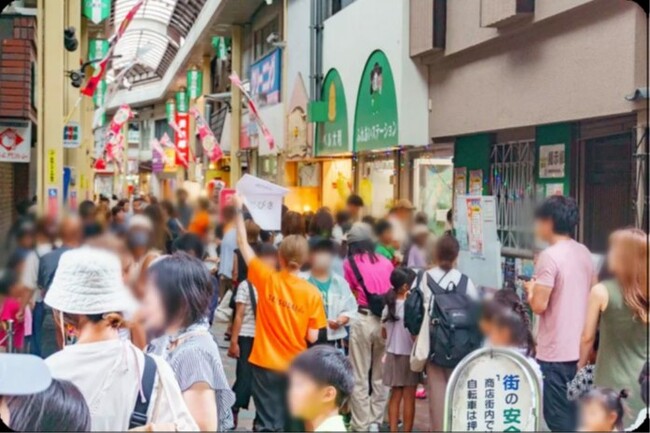 夏祭り時のベル大利商店街 夏祭り時のベル大利商店街