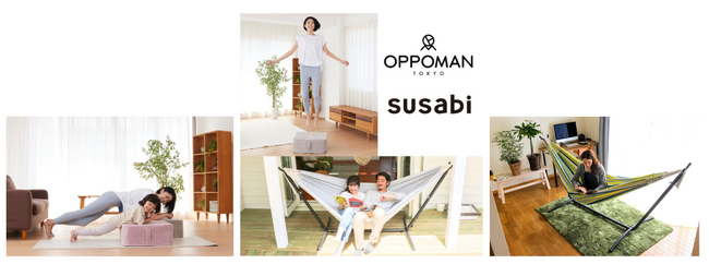 お部屋でウェルビーイングな体験ができるoppomanとsusabiのポップアップストア