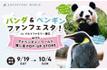 パンダ＆ペンギンの「推し活」を楽しむPOP-UP STOREイベント「パンダ＆ペンギンファンフェスタ！in マルイファミリー溝口 with アドベンチャーワールド推し活POP-UP STORE」開催！