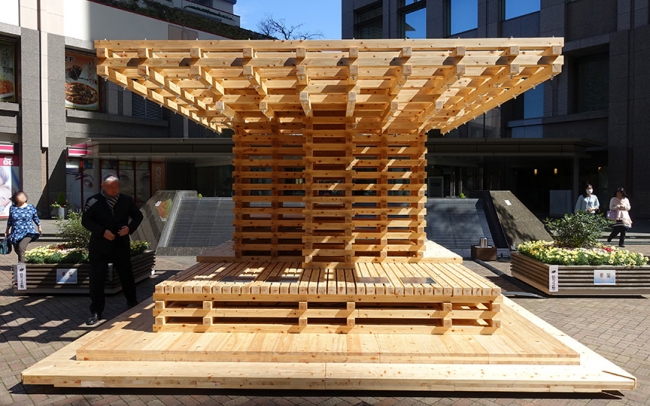 ゼロエネルギーの木製クールスポット｜株式会社日建設計のプレスリリース