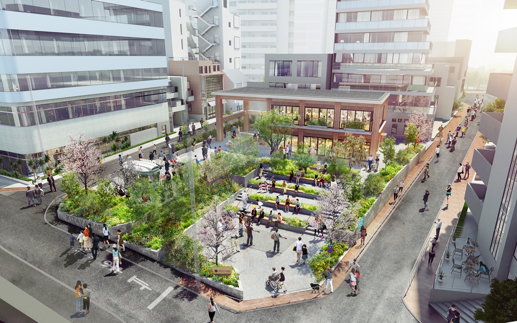 東急株式会社を代表企業とする しぶきたパートナーズ が渋谷区内初のpark Pfi事業 渋谷 区立北谷公園 の指定管理者に決定2021年4月1日開園 28日カフェ開業予定の公園概要 ロゴデザイン発表 株式会社日建設計のプレスリリース