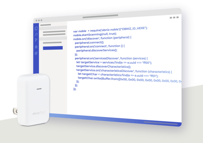 obniz BLE/Wi-Fi GATEWAY/iBS04i BLEビーコンタグ 【有名人芸能人