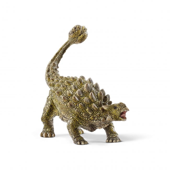 草食恐竜だが、重い尻尾を敵に叩きつけて攻撃する『アンキロサウルス』