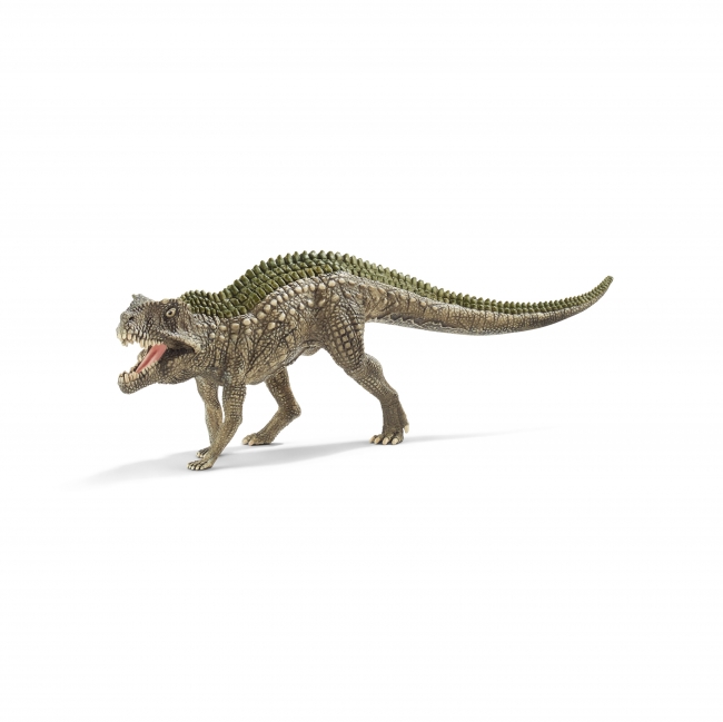 現代のワニに近い恐竜で、非常に硬い皮膚と細長い口が特徴の『ポストスクス』