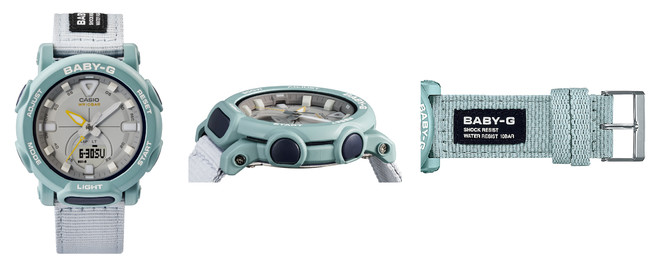 BGA-310C-3A／側面／ペットボトル再生素材バンド