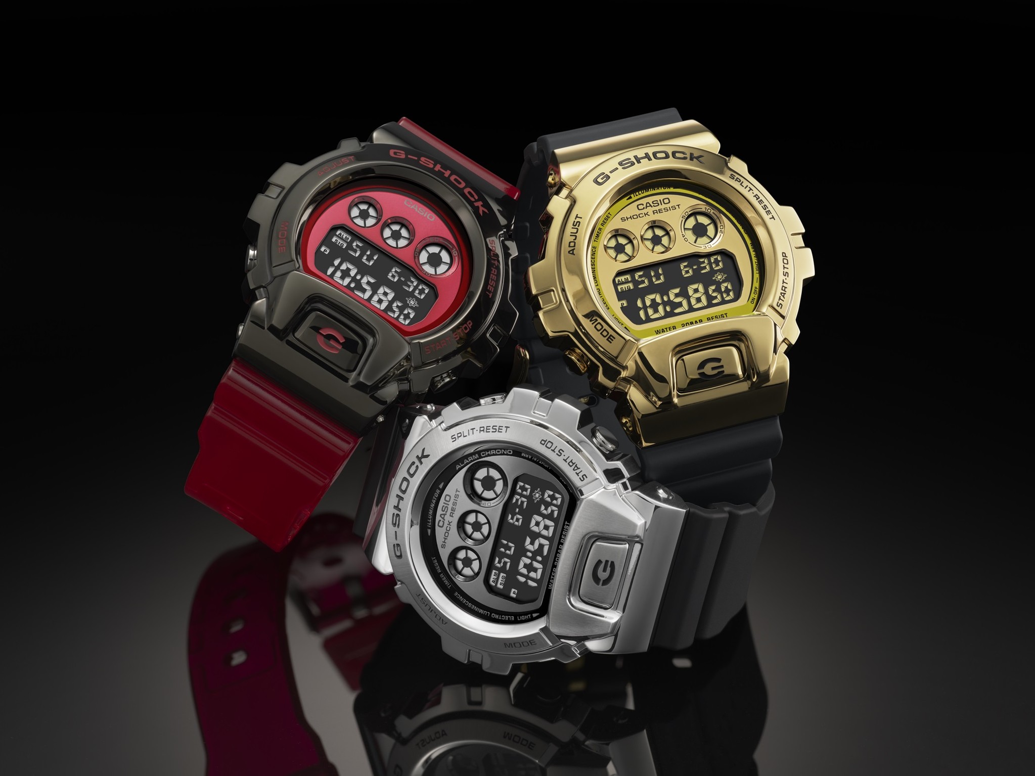 6900」シリーズ初のメタルベゼルを採用した“G-SHOCK”｜カシオ計算機