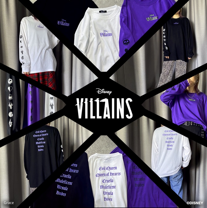 Medi Store Disney Villains Collection 長袖tシャツ発売 ノルコーポレーションのプレスリリース