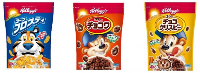 コーンフロスティ ココくんのチョコワ ココくんのチョコクリスピー 好調の子ども向け3製品の定番パッケージが4年ぶりの全面リニューアル Oricon News