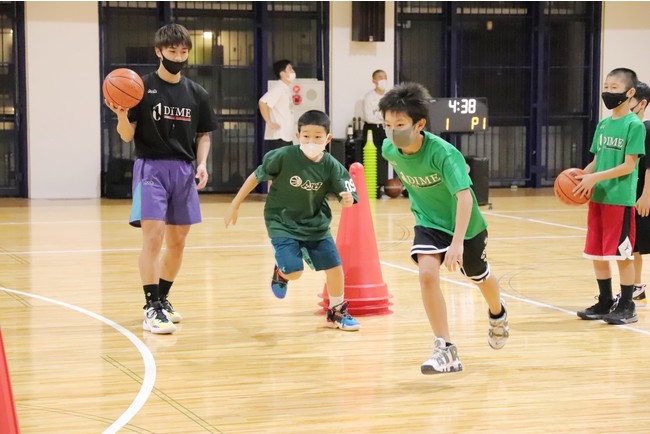 益子輝楓選手による無料バスケットボールクリニック