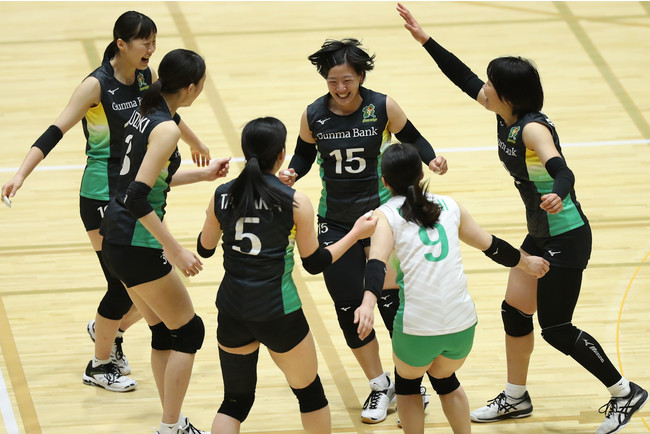 復帰後、初戦を白星で飾る群馬銀行 2月13日 対大野石油戦 第1セット