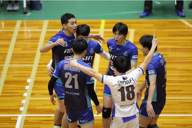 上位富士通に勝利したアイシン 写真は2月19日対サフィルヴァ