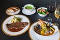 【明治記念館】“魚介たっぷりブイヤベース・ジューシーなサーロインステーキ” ラウンジ/ダイニング「kinkei」で肉・魚料理から選べる豪勢なランチセット(5,500円・税サ込)を季節限定でご提供します