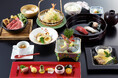 【明治記念館】“新年のご会食は鮨・天麩羅・鉄板焼「羽衣」で!” 新しい年をお祝いするのにふさわしい『ディナー会席』と、心も体も温まる『和牛すき鍋御膳』を期間限定でご提供します