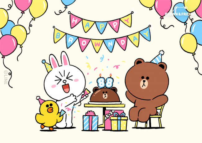 8月8日 木 はブラウンの誕生日 原宿に集合してお祝いしよう 2019 Happy Brown Day Line Friends Japan株式会社のプレスリリース