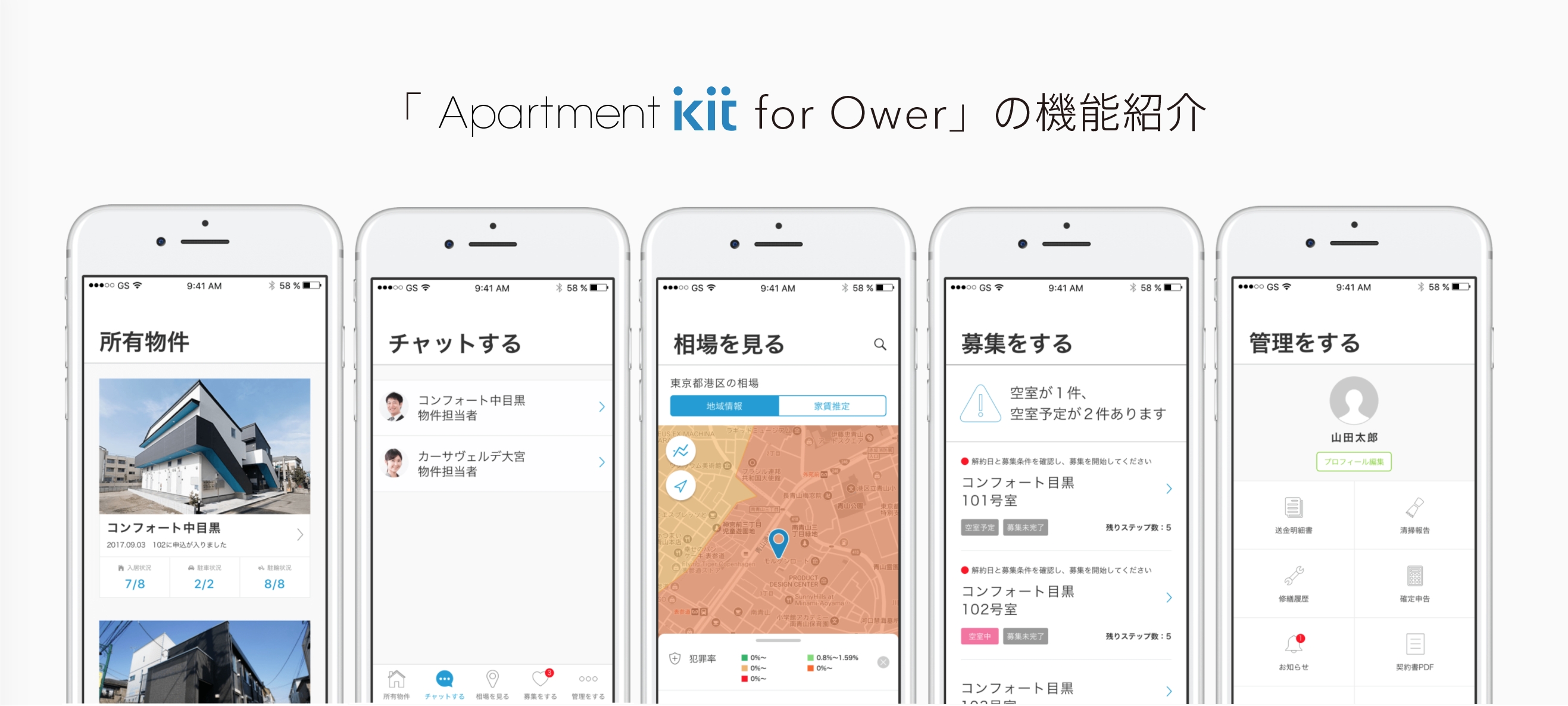 賃貸オーナーのための、賃貸経営アプリ 「Apartment kit for Owner」の提供決定 「Apartment kit」による ...