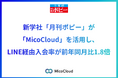 新学社の通信教育「月刊ポピー」が「MicoCloud」を活用し、LINEからの入会率が前年同月比1.8倍に向上