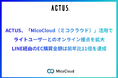 ACTUS(アクタス)、「MicoCloud」活用でライトユーザーとのオンライン接点を拡大し、ECサイトの利用促進。LINE経由のEC購買金額は前年比11倍を達成。