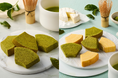【チーズガーデン】“チーズ×抹茶”のふくよかな味わいを重ねた季節限定チーズバウム　『抹茶チーズバウム（カット）』『チーズバウムアソート（プレーン＆抹茶）』