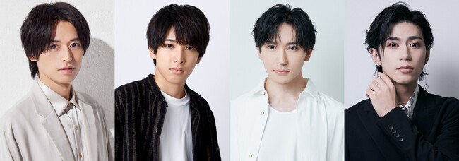 左から高本学・設楽銀河・日向野祥・阿部快征 左から高本学・設楽銀河・日向野祥・阿部快征