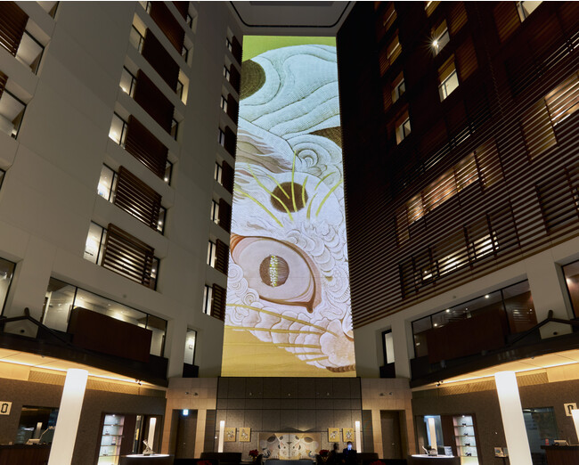 25階アトリウムのプロジェクションマッピング(2021年冬) 25階アトリウムのプロジェクションマッピング(2021年冬)