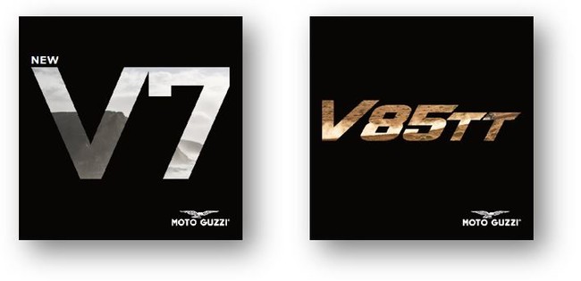 V7 カタログ（左）、V85 TT カタログ（右）