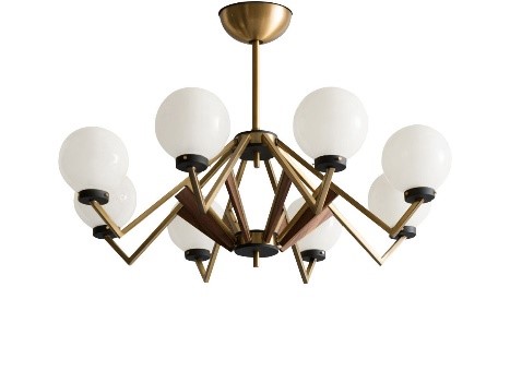 EIGHT ARM CHANDELIER