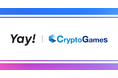 CryptoGamesがYay! web3機能のゲーム開発において技術提携を発表
