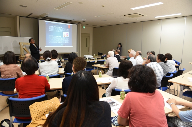 大阪府北部地震から学ぶ防災セミナー2018年開催の様子
