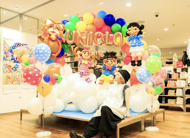 全米優勝バルーンアーティスト神宮エミがユニクロ ミッテン府中店とコラボ バルーンでできたキャラ Lucaemma のカラフルなアート空間が誕生 Emi Jingu Balloon Laboのプレスリリース