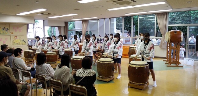 府中第二中学校の和太鼓演奏