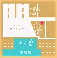 ※写真：湘南平塚店MAP