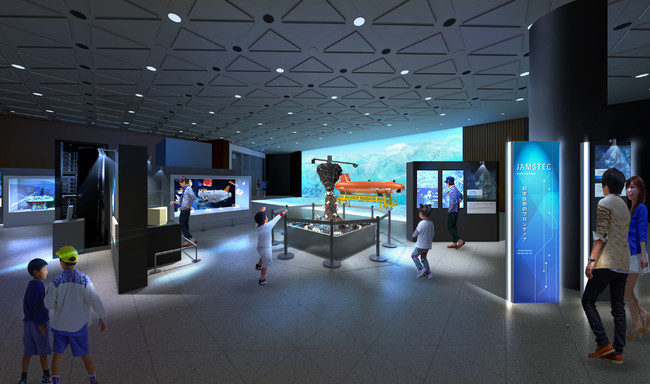 「科学技術のフロンティア」～宇宙と海洋～ の展示（イメージ）