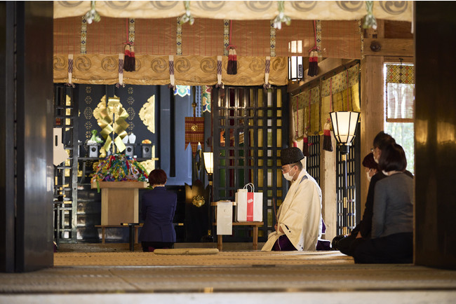 鹿島神宮における正式参拝の様子©TOKYO-SKYTREE