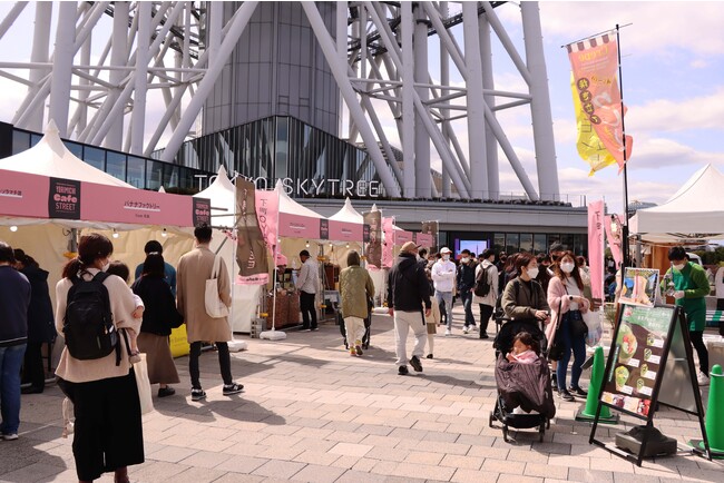 YORIMICHI CAFE STREET（昨年の様子） ©TOKYO-SKYTREETOWN