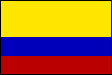 コロンビア共和国の国旗（イメージ）