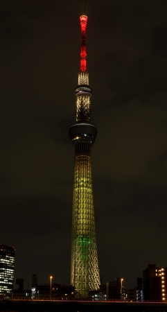 ３月１１日に点灯する 「明花」（イメージ）(C)TOKYO-SKYTREE