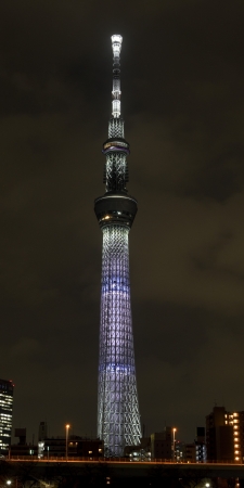 ３月１０日に点灯する 「白色のライティング」（イメージ）(C)TOKYO-SKYTREE