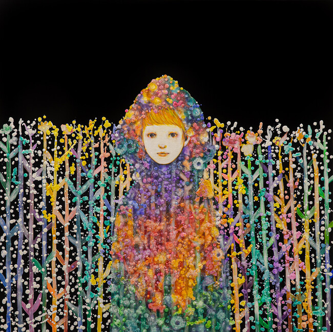 先を見つめる人