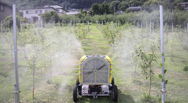 NANO分解液を用いた圃場への散布