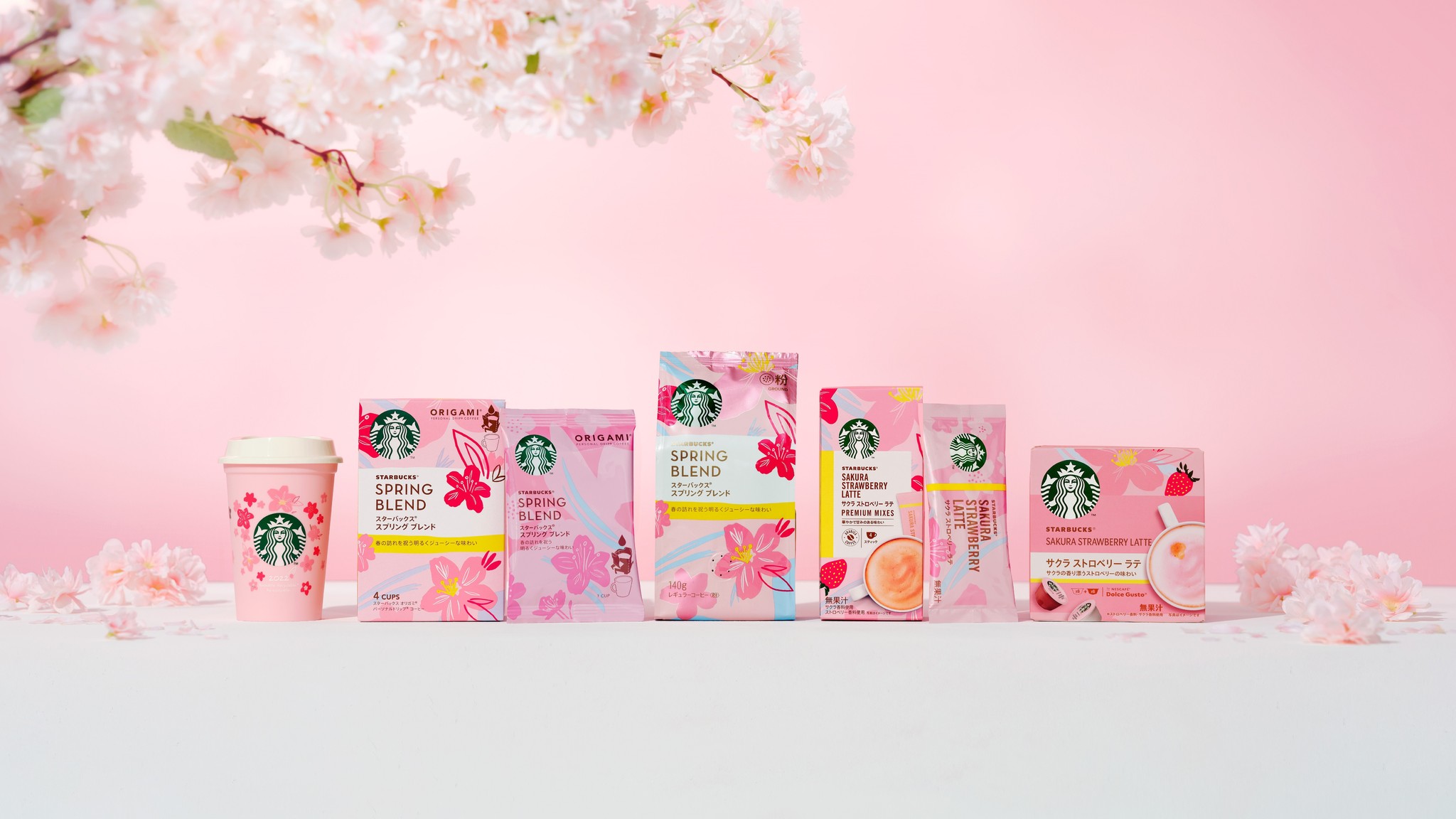 春の到来を感じさせる、「桜」をモチーフとしたシリーズ春季限定