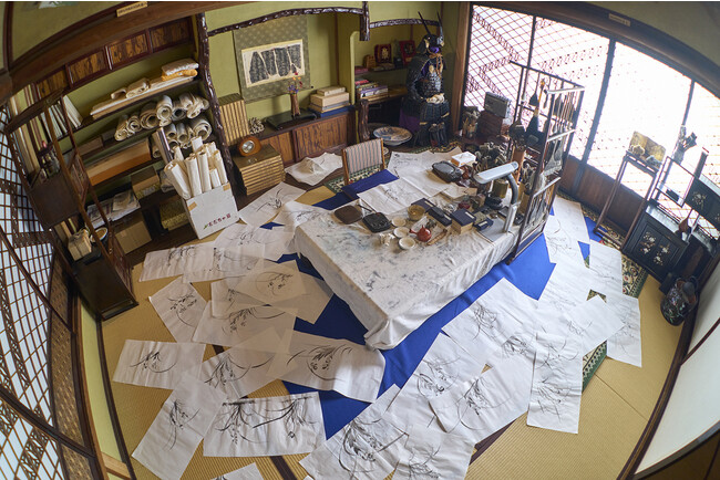 劇中に登場するアトリエ風景 劇中に登場するアトリエ風景