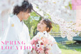 運命の一枚、春の光に溶けて。2月より、婚礼春ロケーション撮影の受付がスタート。