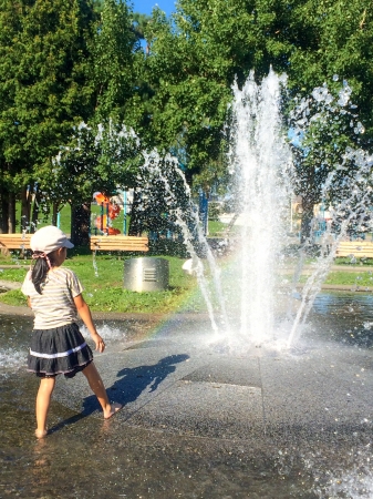 いつもの公園でも