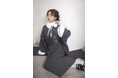 【 New Arrival 】aimmeオリジナルライン "new trend line" より新作のグレーストライプ振袖が登場!