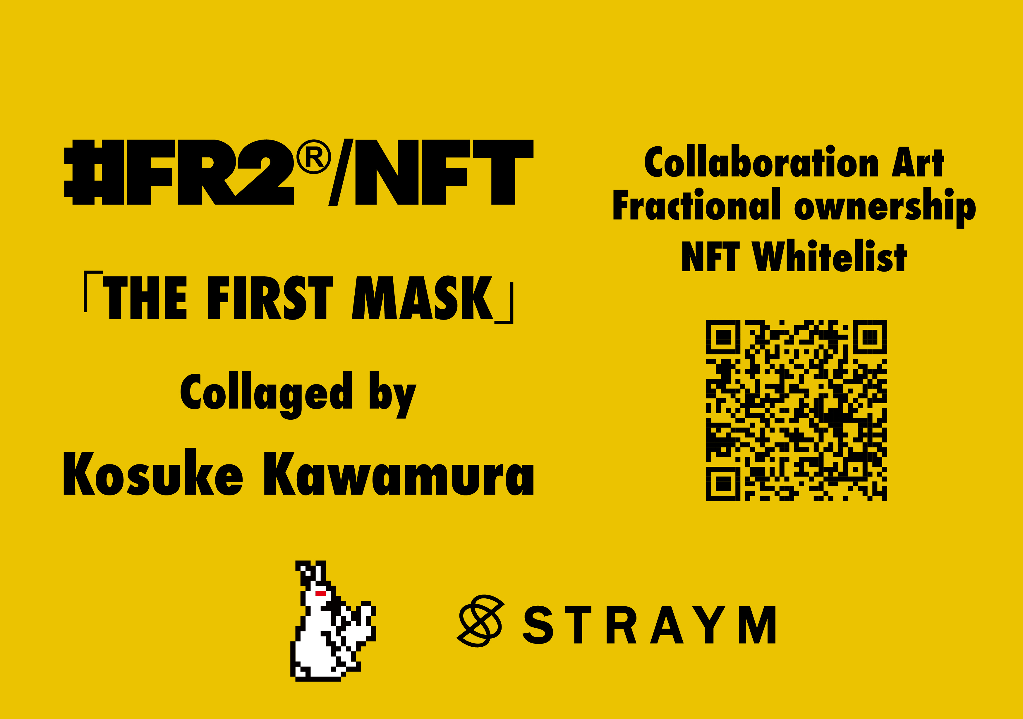 FR2 NFT】#FR2初のNFTプロジェクト、代表作「The First Mask Red」が