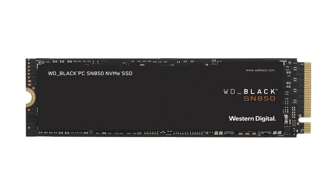 WD_BLACK SN850 NVMe SSD（ヒートシンク非搭載）