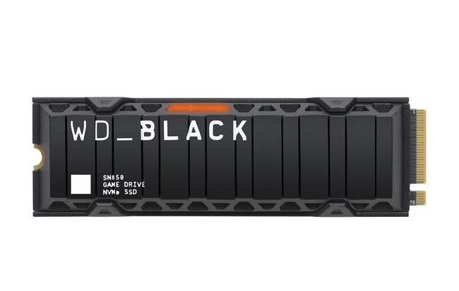 WD_BLACK SN850 NVMe SSD（ヒートシンク搭載）