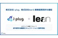 株式会社i-plug、AIカジュアル面談サービスを運営する「株式会社lean」と業務提携契約を締結