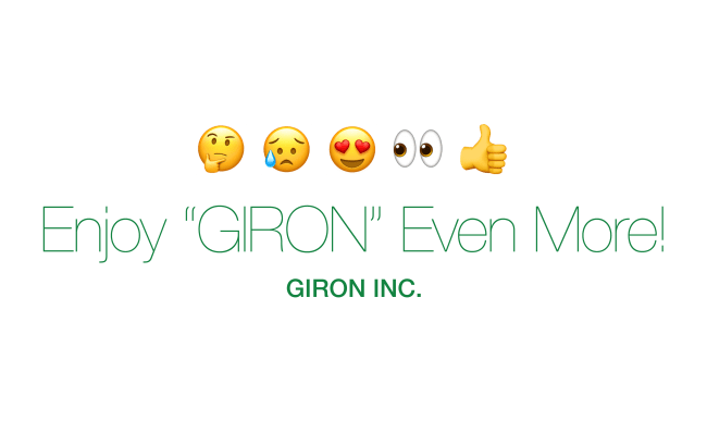 エモーションボタンでgironをより楽しく Enjoy Giron Even More G Coinプレゼントキャンペーン を開催 Giron Inc のプレスリリース